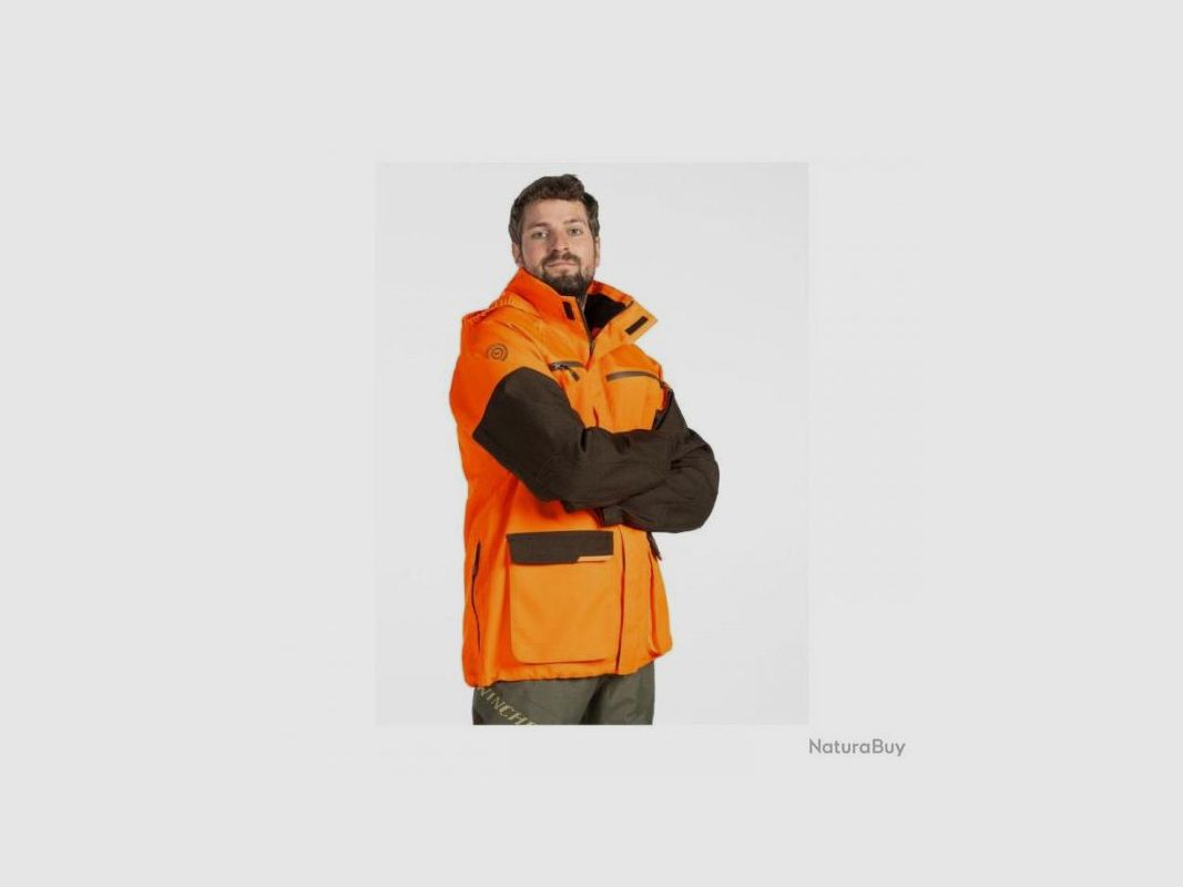 Parka Winchester Track Raccoon Orange Größe XXL