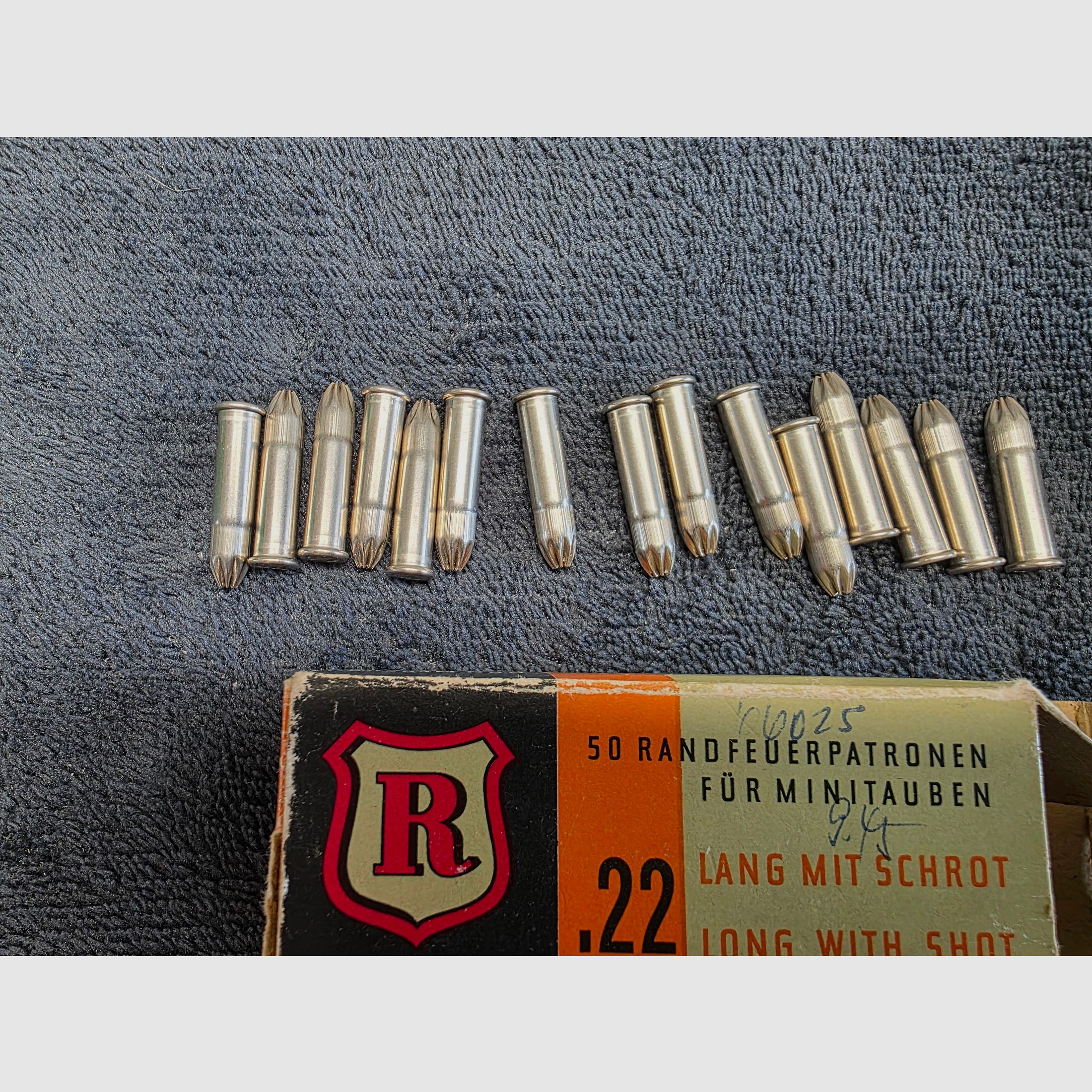 Munitions de collection .22, RWS et FIOCCHI