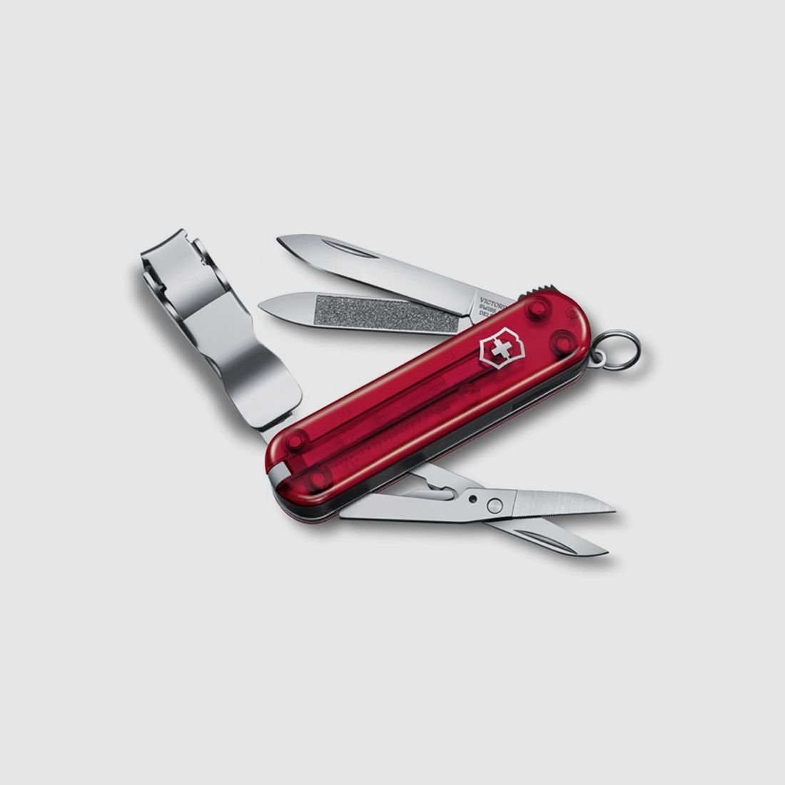 VICTORINOX NAIL CLIP 580 ROT TRANSLUZENT, Bild 1 von 4