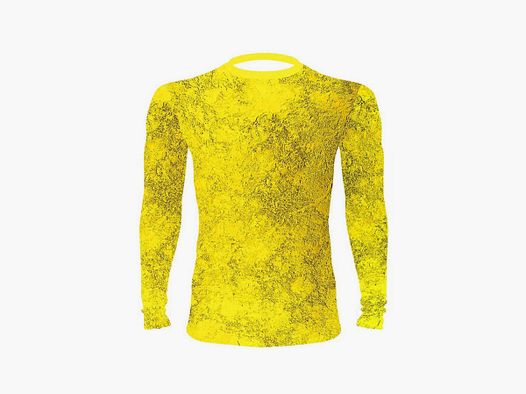 DED Competition Long Sleeve Compression T-Shirt - Yellow, Color: Yellow, size: XXS, Clothes type: Regular (Men)