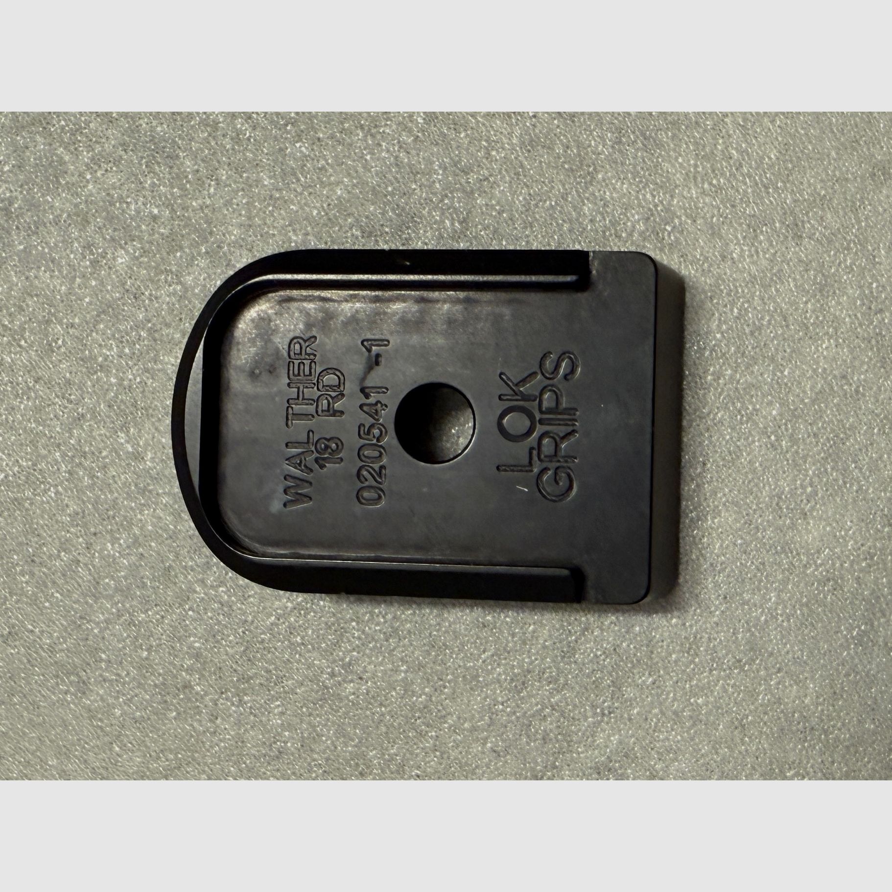 NEW 6x Lok Grips Magazine Base made of aluminum for Walther PDP Full Size Magazine