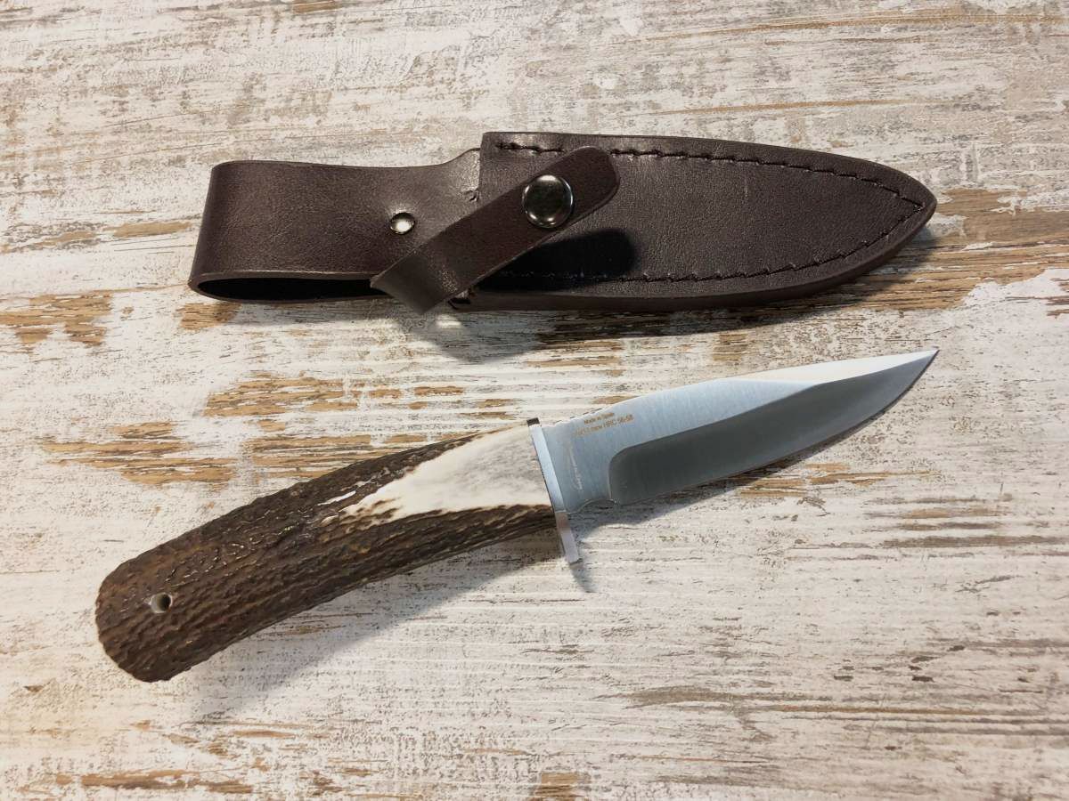Coltello in corno di cervo 12 cm, immagine 3 di 12