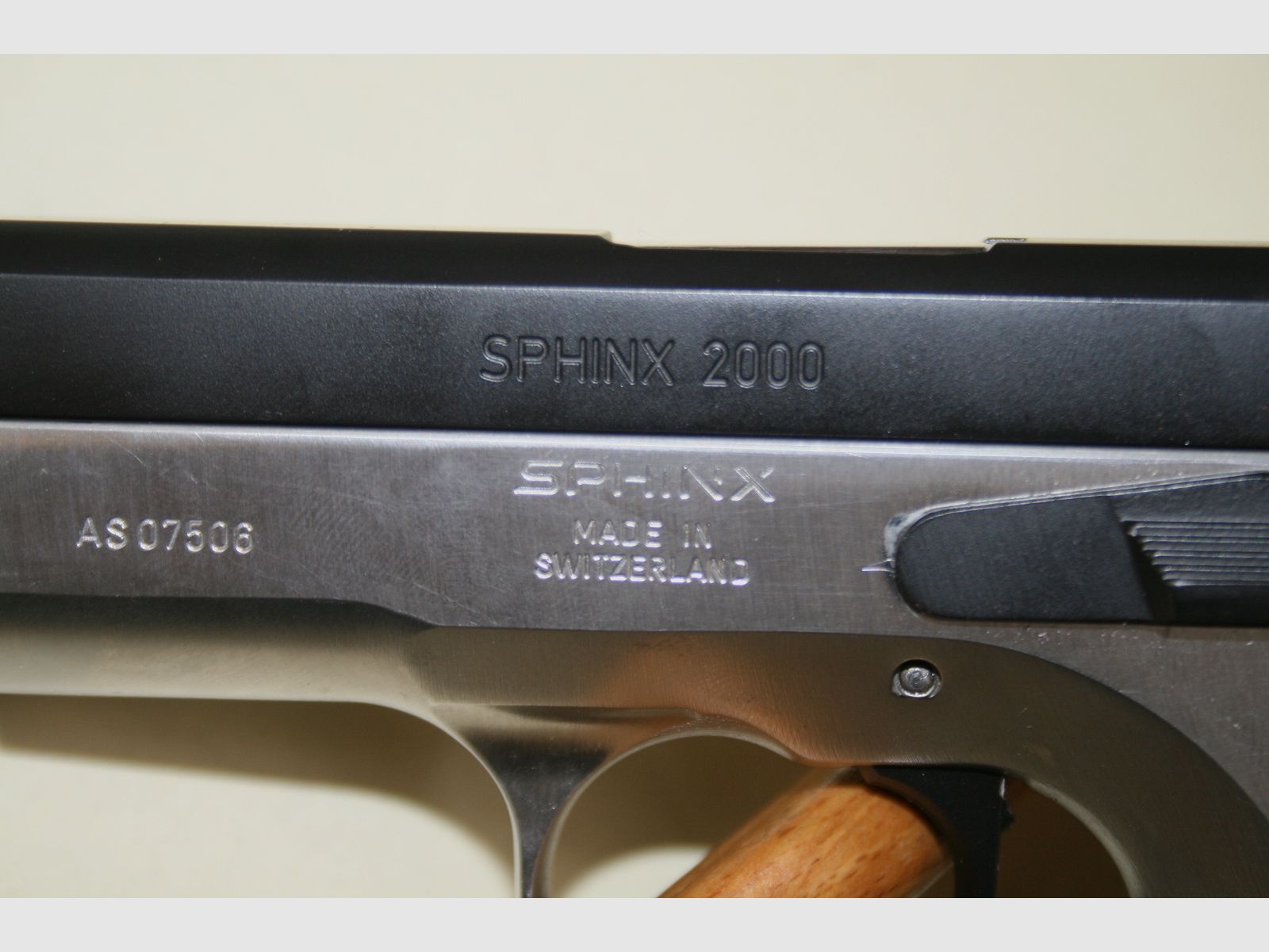 Pistole SPHINX 2000 dual-tone – 9x19mm (gebraucht), Bild 4 von 8