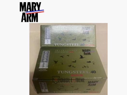 10 Patronen MARY ARM Tungsteel 40 Magnum Kal. 12/76 Pb 4+5
