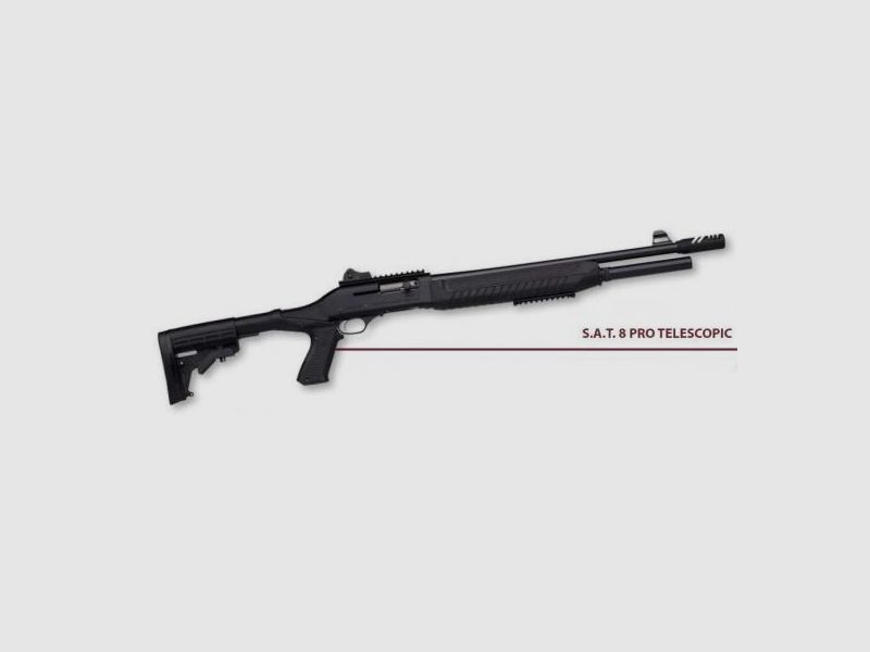 FABARM S.A.T. 8 Pro Telescopico 51cm (20"), 12/76 - Fucile semiautomatico con calcio telescopico