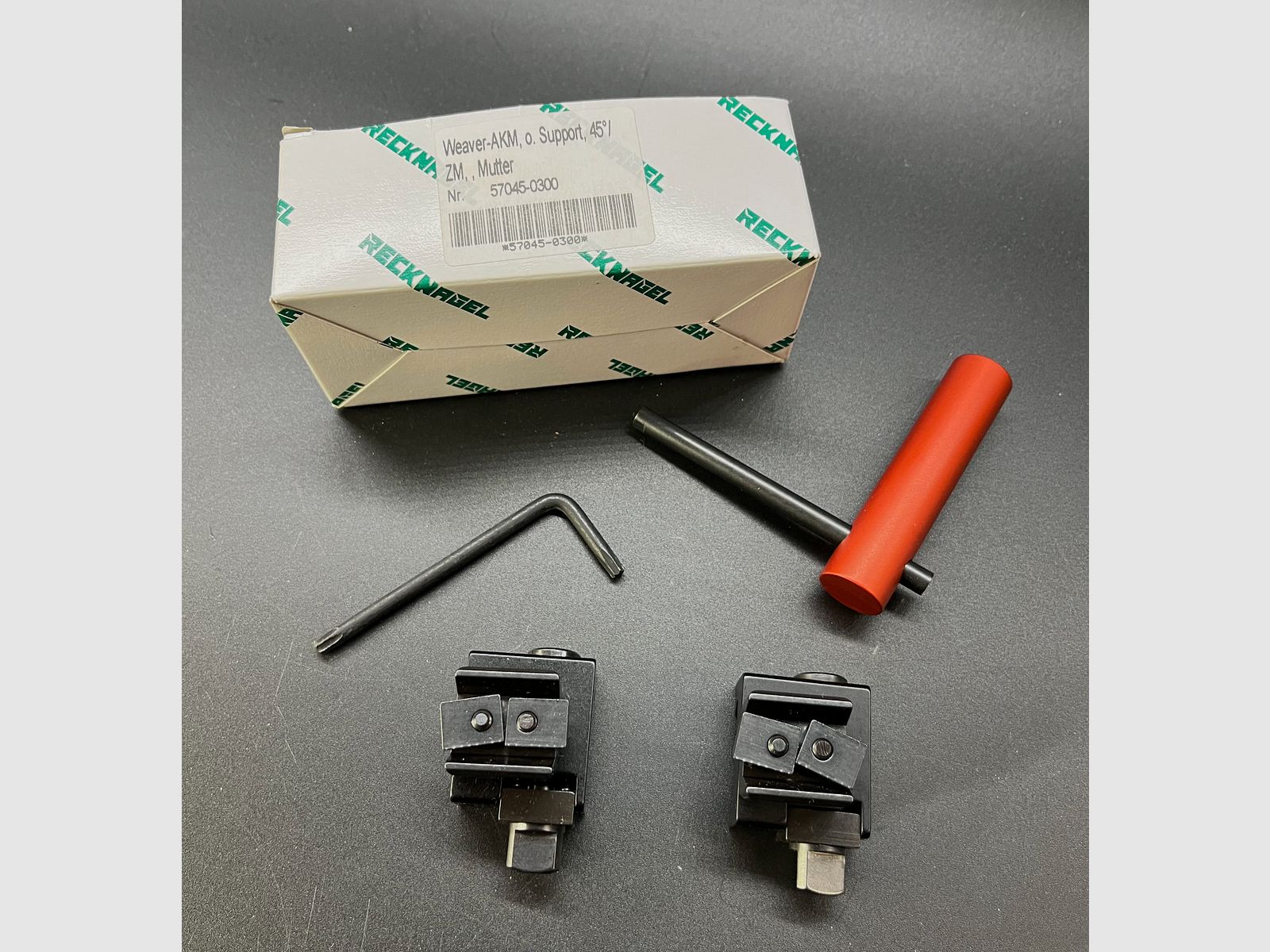 Aussteller SO0010 Recknagel 57045-0300 Weaver AKM Aufkippmontage o. Support 45° ZM Mutter