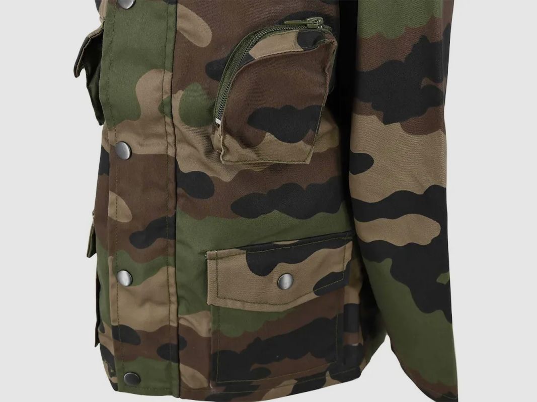 Jagdjacke mit Reißverschluss aus Baumwolle-Polyester Camo 6 bis 16 Jahre, Bild 9 von 14