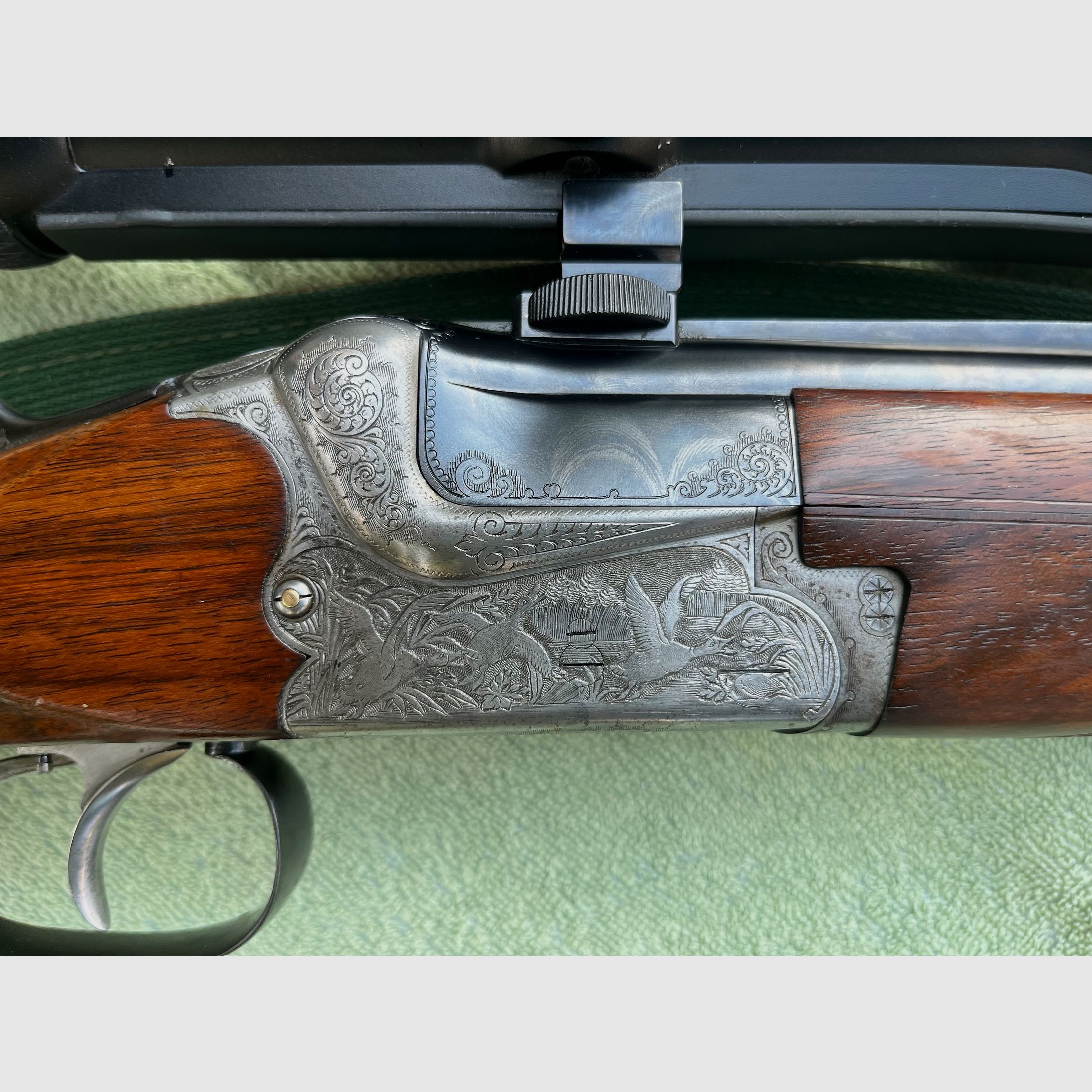 Neuwertige Bockbüchsflinte MERKEL Suhl BBF 7x65R 20/76 Swarovski 3-12x50 Z4i selten
