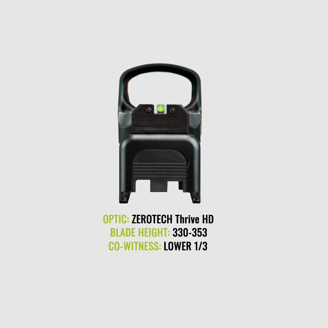 NIGHT FISION Glock 17/19/34 Stealth Tritium Sight 330-353 OB, Bild 2 von 6
