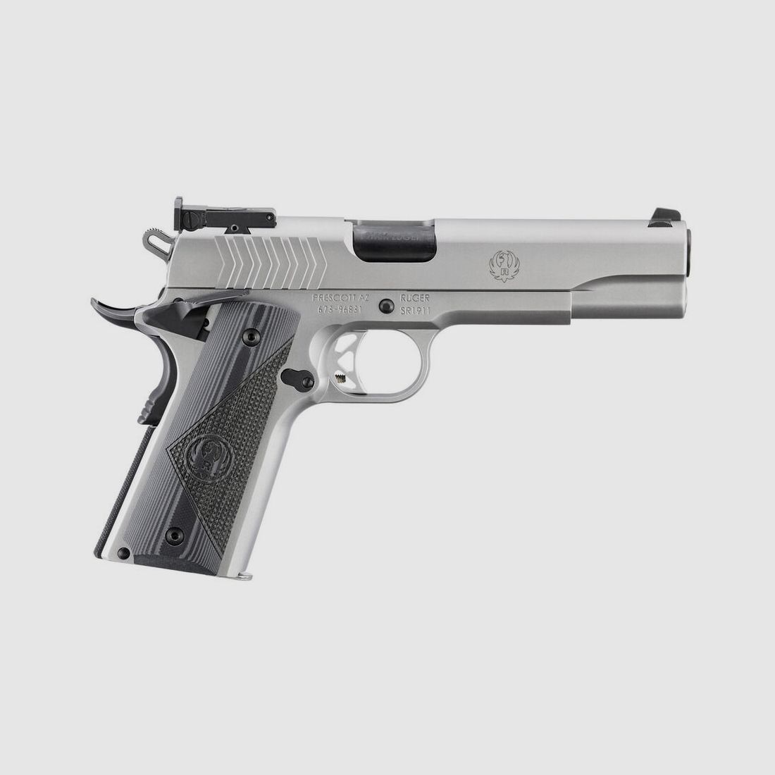 Ruger SR1911 TARGET 9MM LUGER 5"/12,7CM EN ACIER BAS REFLET