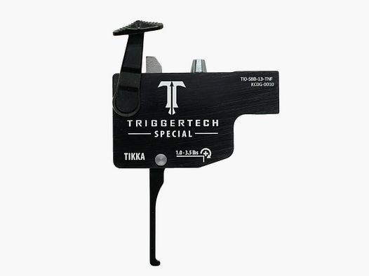 TRIGGERTECH Tuning/Ersatzteil f. Langwaffe Abzug f. Tikka T3x Flat Black 450-1550g gerade, Adaptable