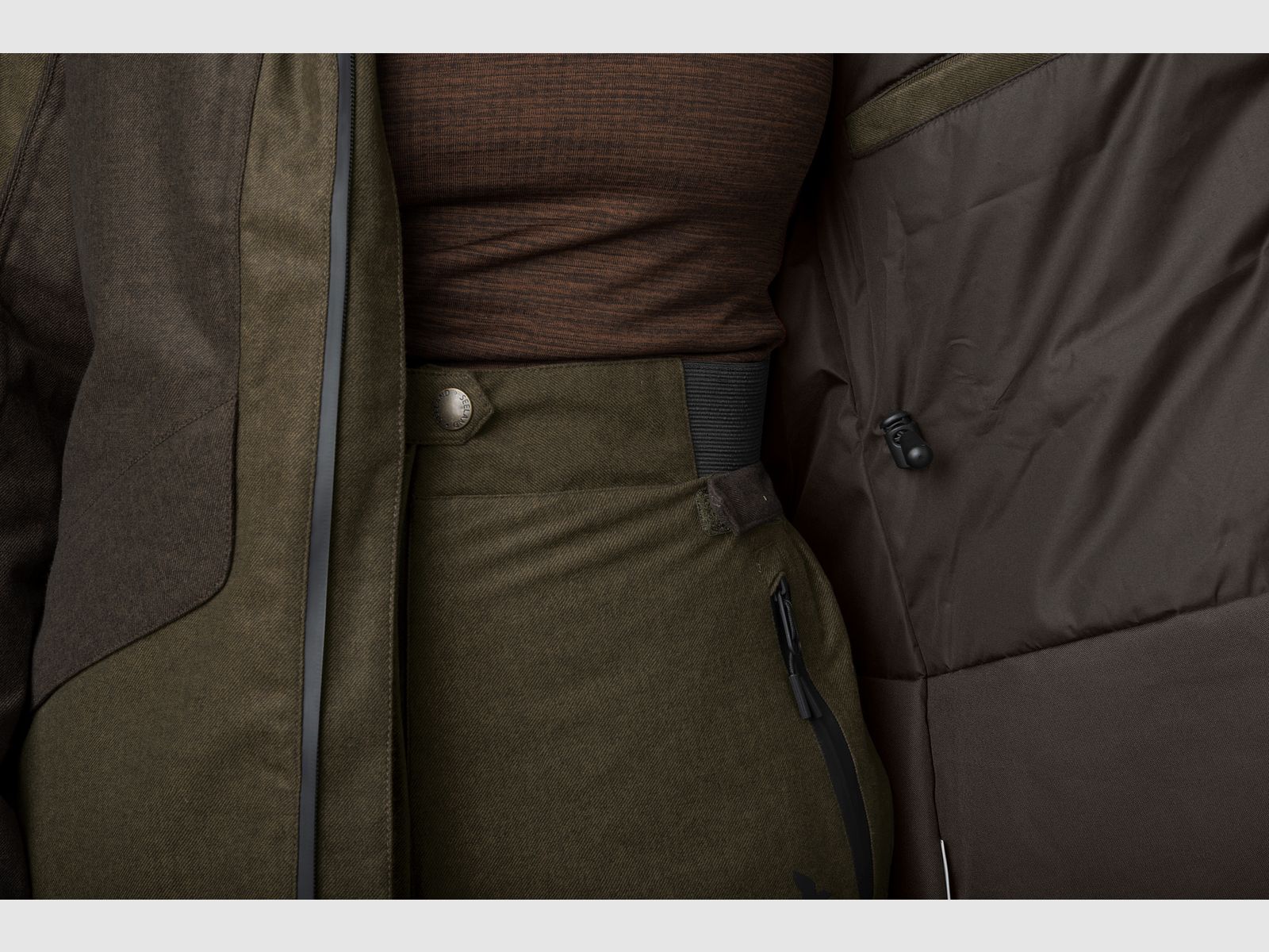 Seeland Avail Aya Isolierte Jacke - Pine green / Demitasse brown, Bild 4 von 10