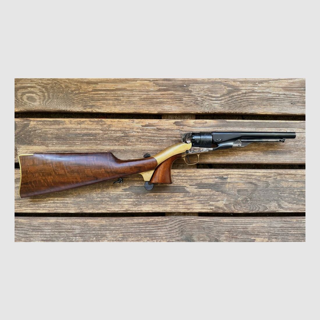 Colt Army 1860 mit Anschlagsschaft .44(BlackPowder)