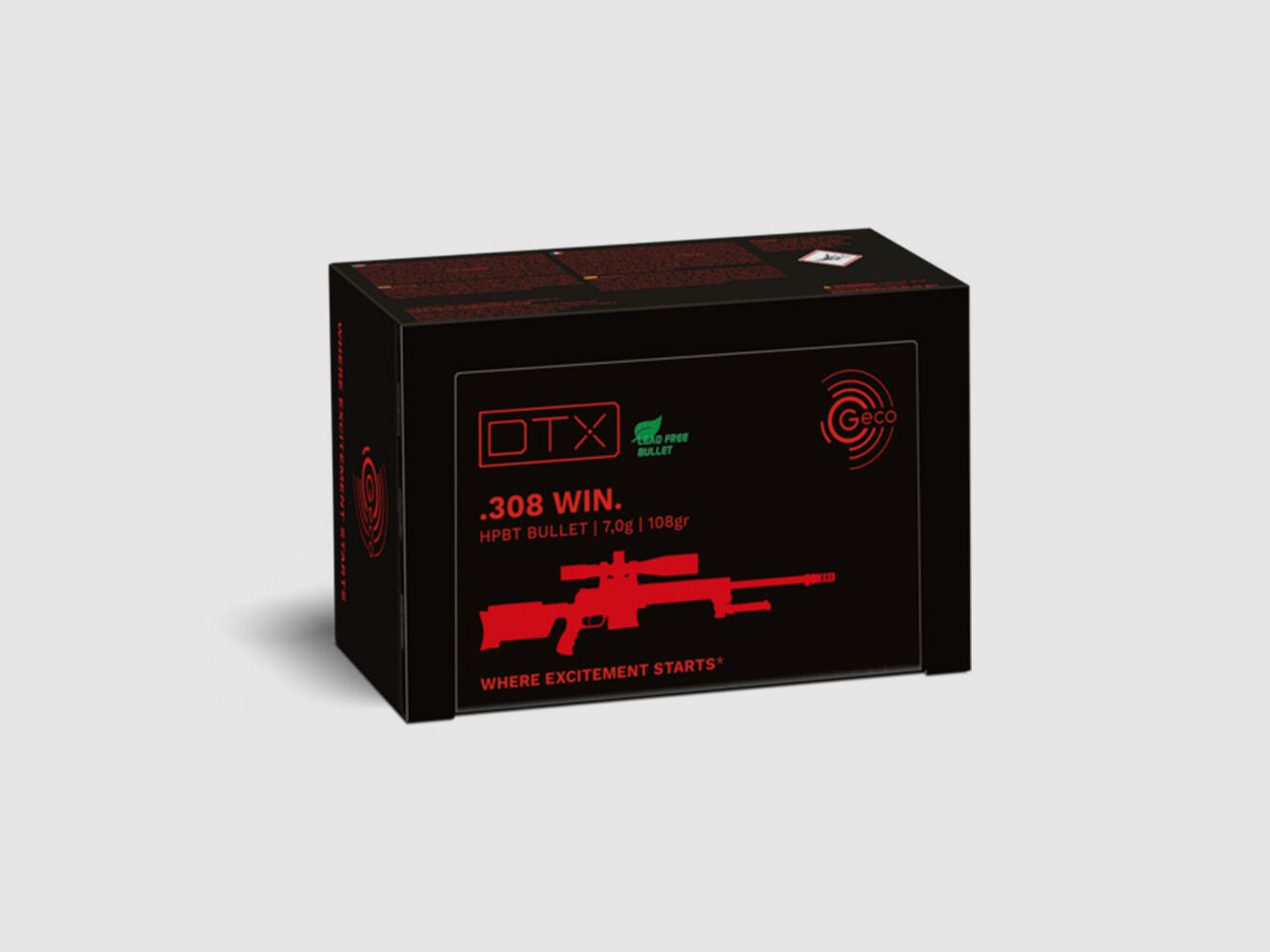 Geco DTX FMJ 108 grs 50 Schuss