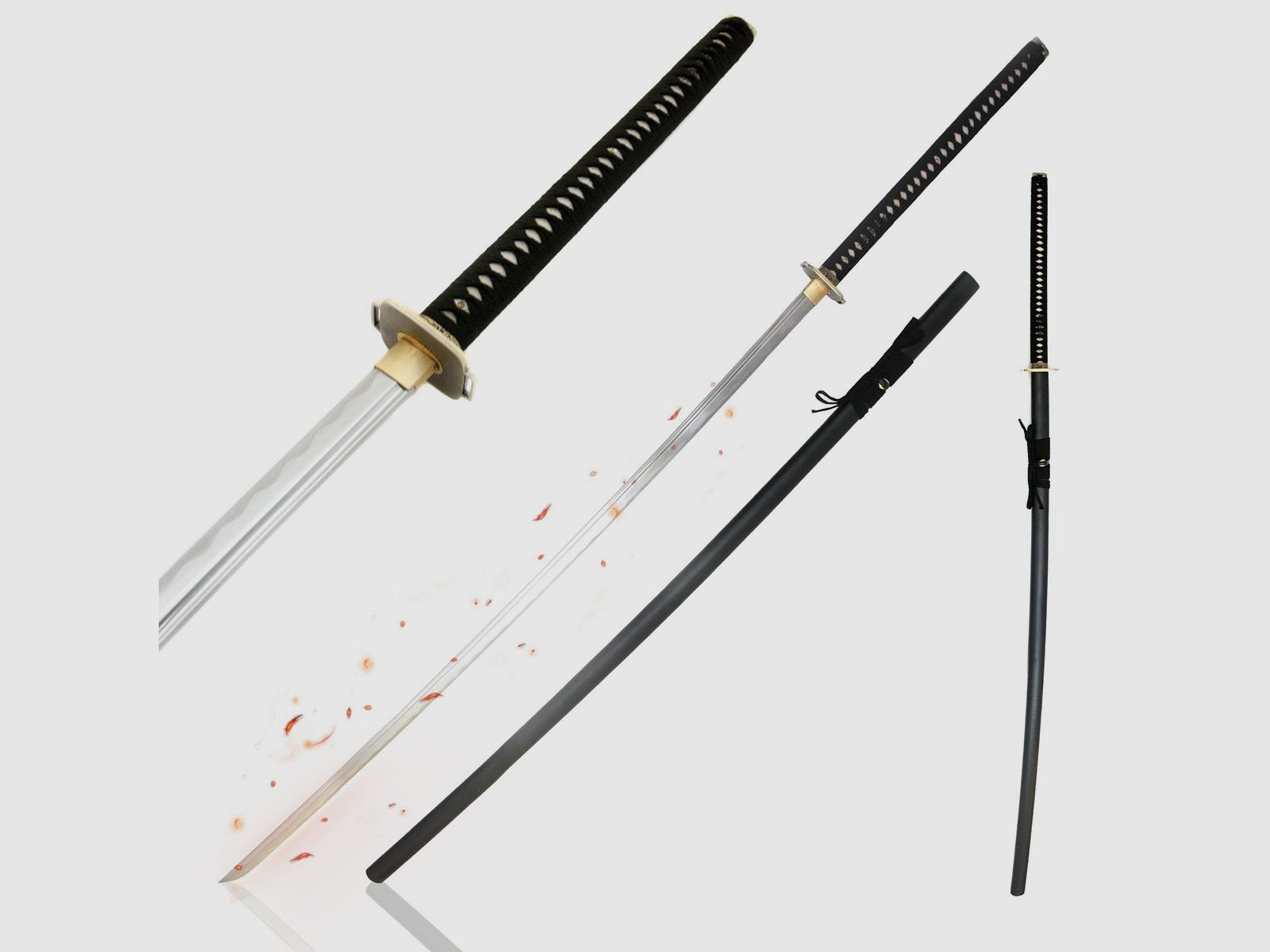  1 NODACHI / ODACHI  Samurai Schwert NEU  + 1 Hartschalen  Transportköcher ,                 S PEZIAL KOMBINATION  TOP