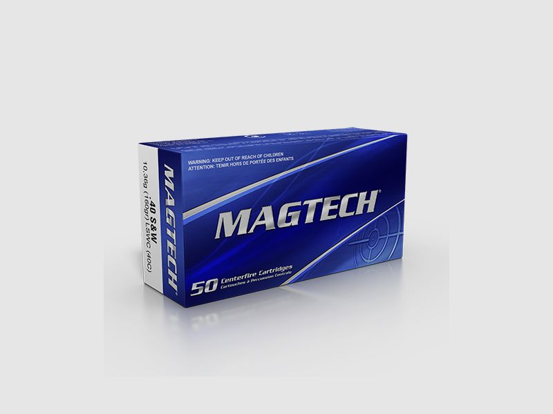 Magtech .40 S&W 160GR LSWC 50 Patronen