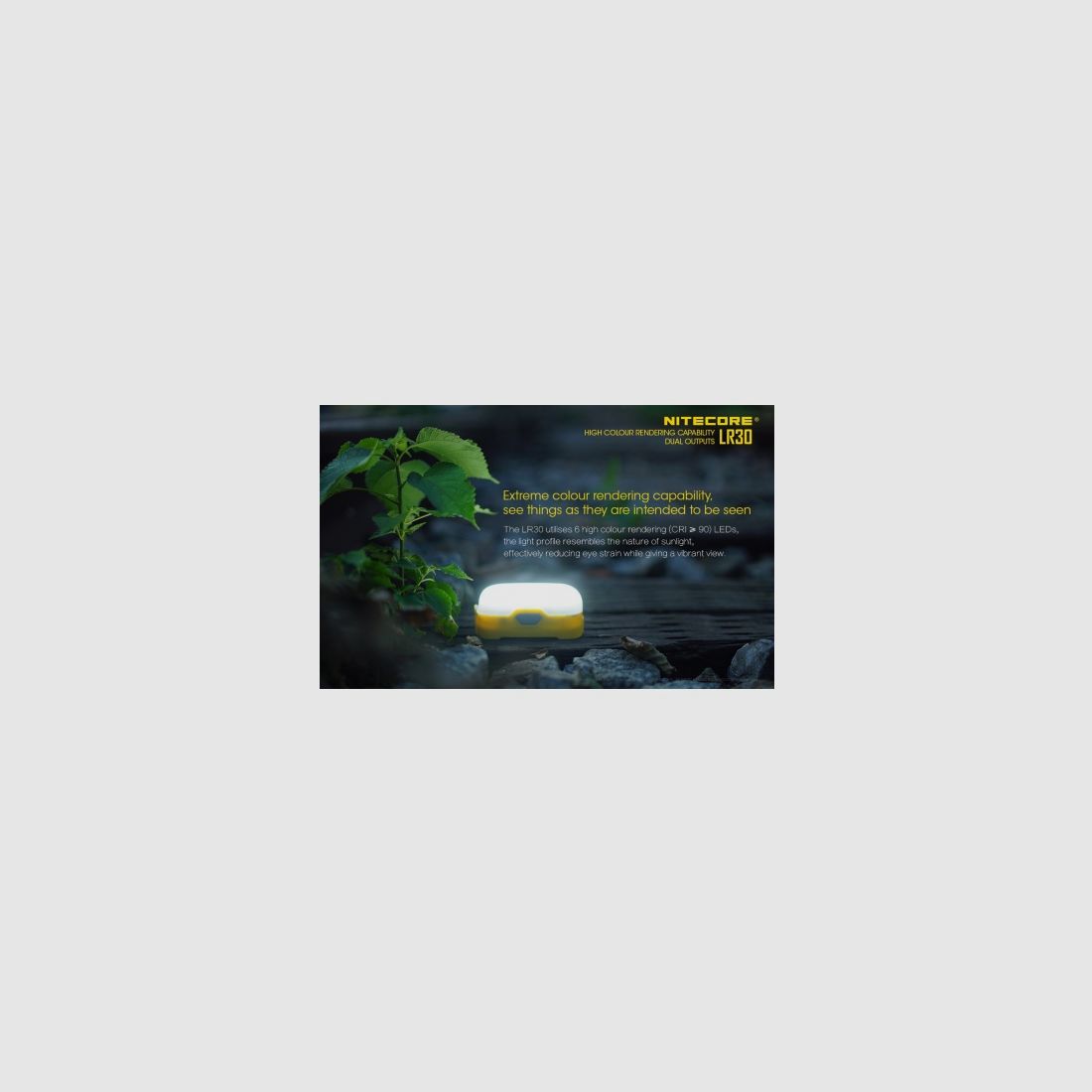 Nitecore LR30 Taschenlampe 205 Lumen Gelb, Bild 3 von 16