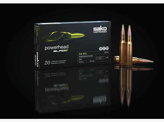 SAKO cartouches 9.3X62 POWERHEAD BLADE 14.9G 230GR SANS PLOMB