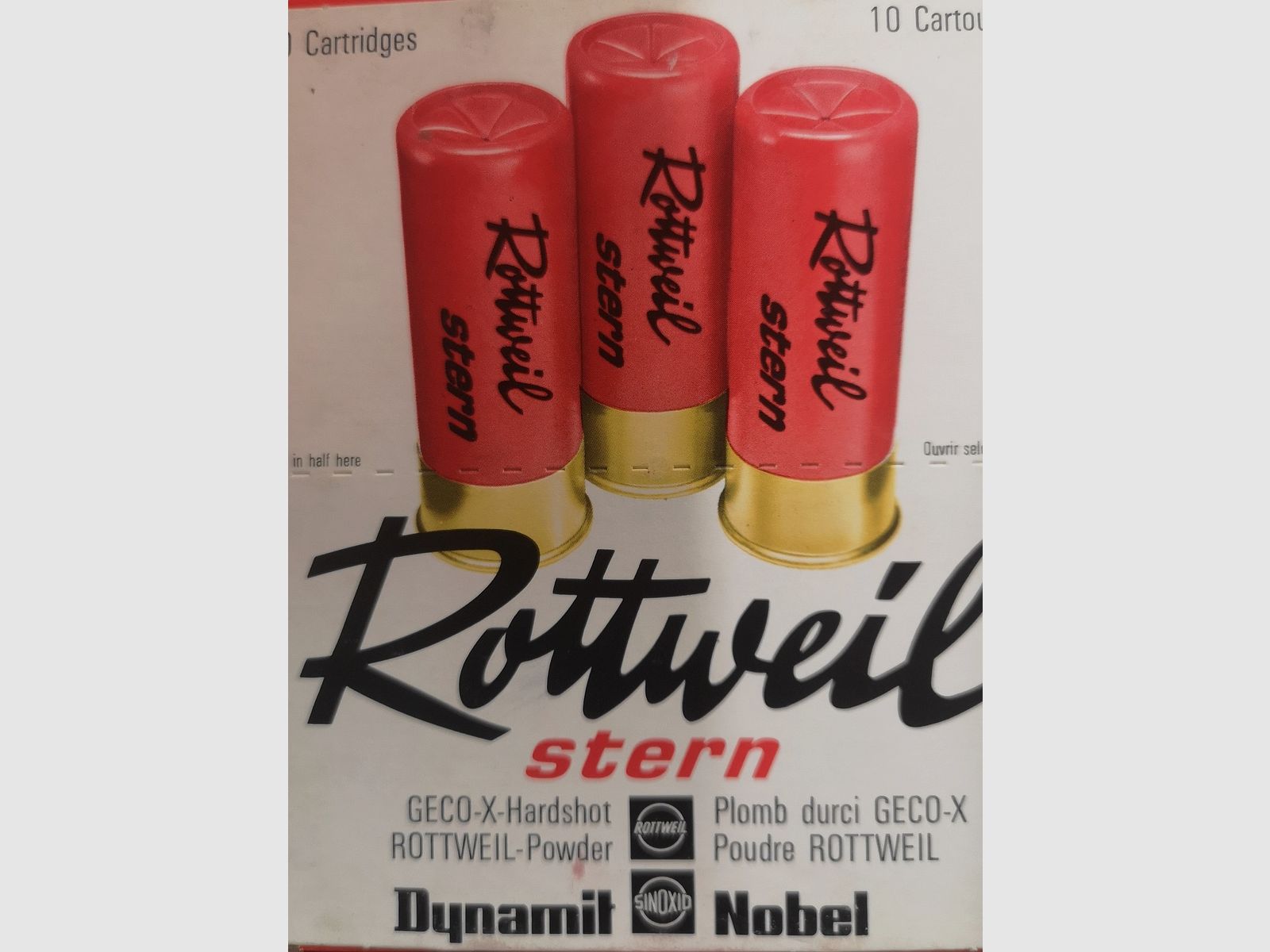 Shotgun cartridges 70 pcs. Rottweil / Geco 12/67.5 3.0mm
