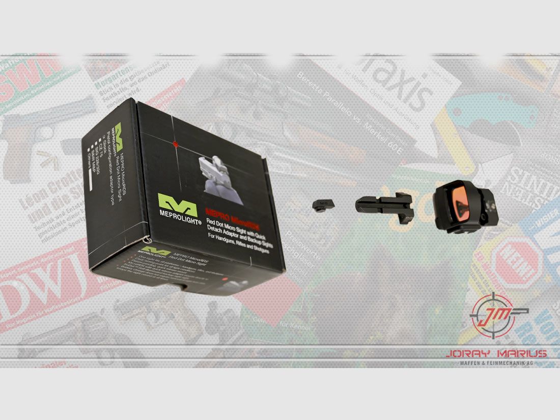 Meprolight Mepro Micro RDS red dot sight with adapter