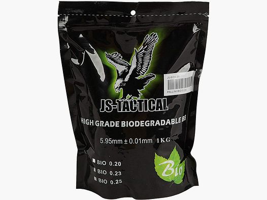 Pallini biodegradabili 6 mm Js tactical 0,20 g 5000 pz bianchi