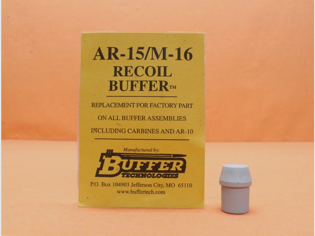 Buffer Technologies AR-15: Recoil Buffer AR-15/M-16 BufferTech terugstootbuffer/-demper polymeer grijs
