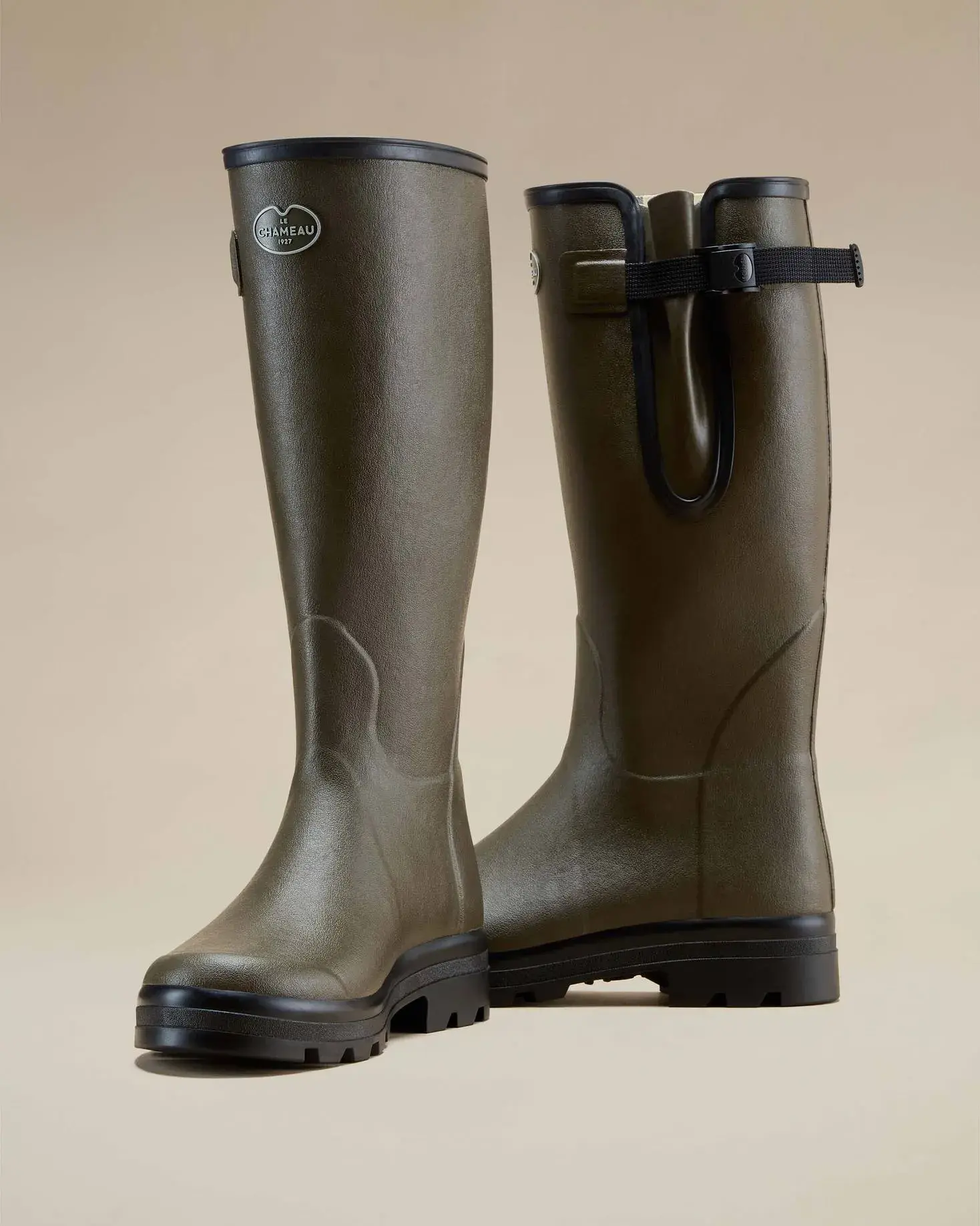 Buty Vierzon Le Chameau Podszewka Jersey Zielony Chameau, zdjęcie 6 z 10