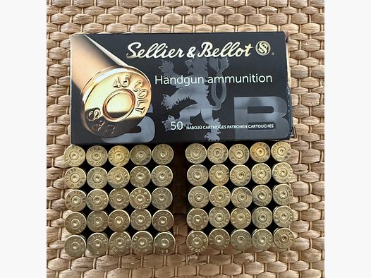 Łuski 45 Colt mosiężne S&B