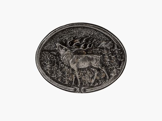 Fibbia per cintura cervo ruggente