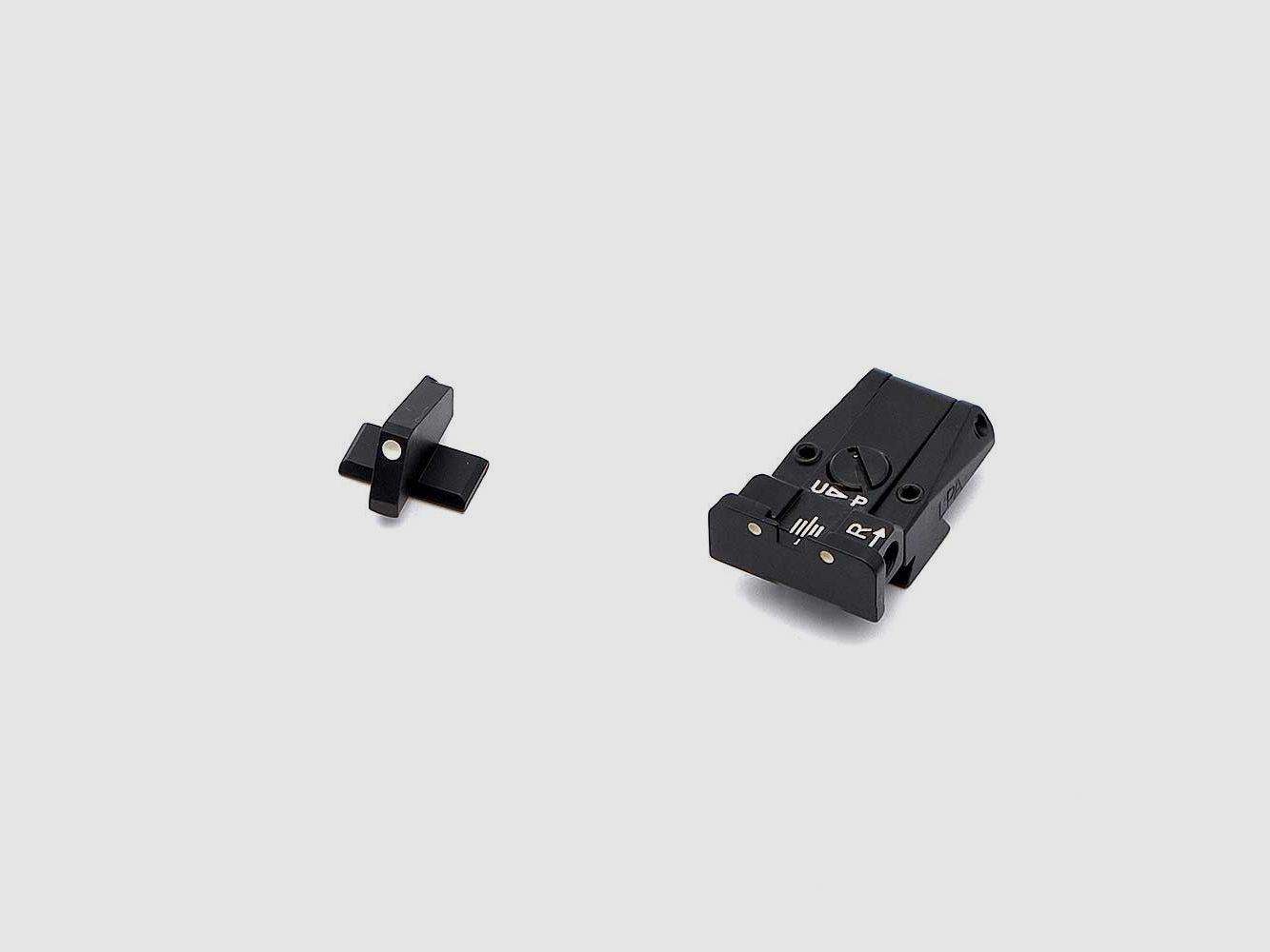 LPA SPR62BN30 Adjustable sight set for Browning HP Vig., HP MKIII, HP Pract., HP40 S&W with dovetail front sight, image 2 of 3