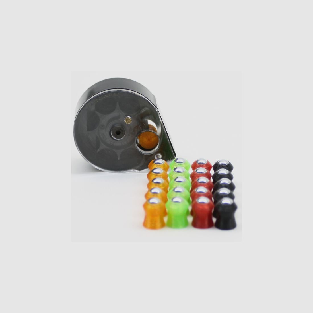 60x 9mm (Cal .35) Flex Plus H2 Diabolos Gummi flexibel AEA HP Max HPMax MK2 W005