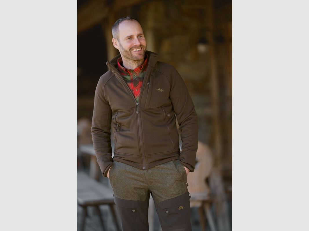 Blaser Herren Fleecejacke Kuno Braun