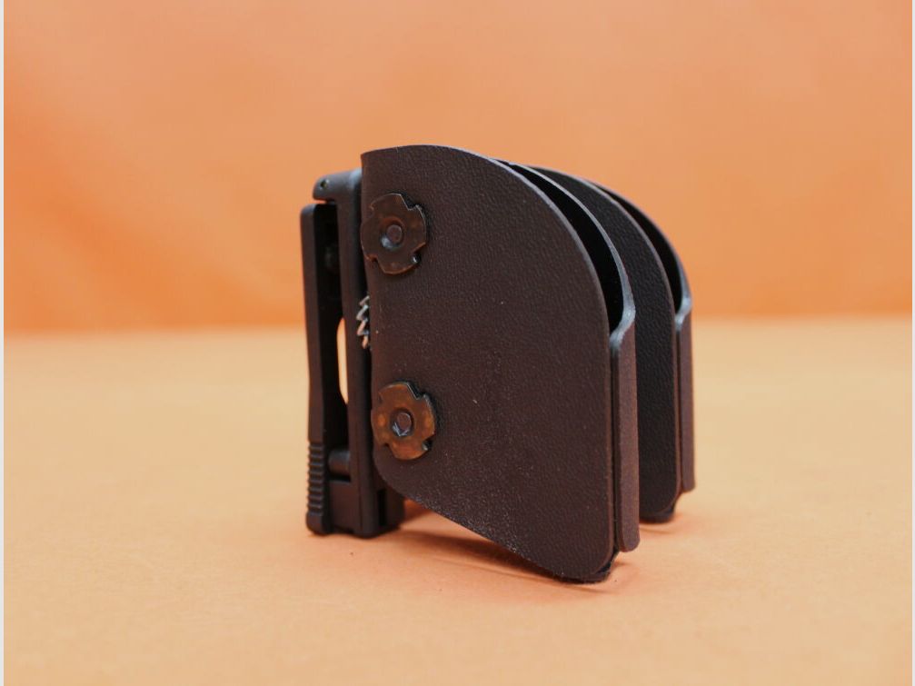 Höppner & Schumann Höppner&Schumann double magazine holder Speedmag 5 AP ML Multilock (J-7003) Kydex black single stack