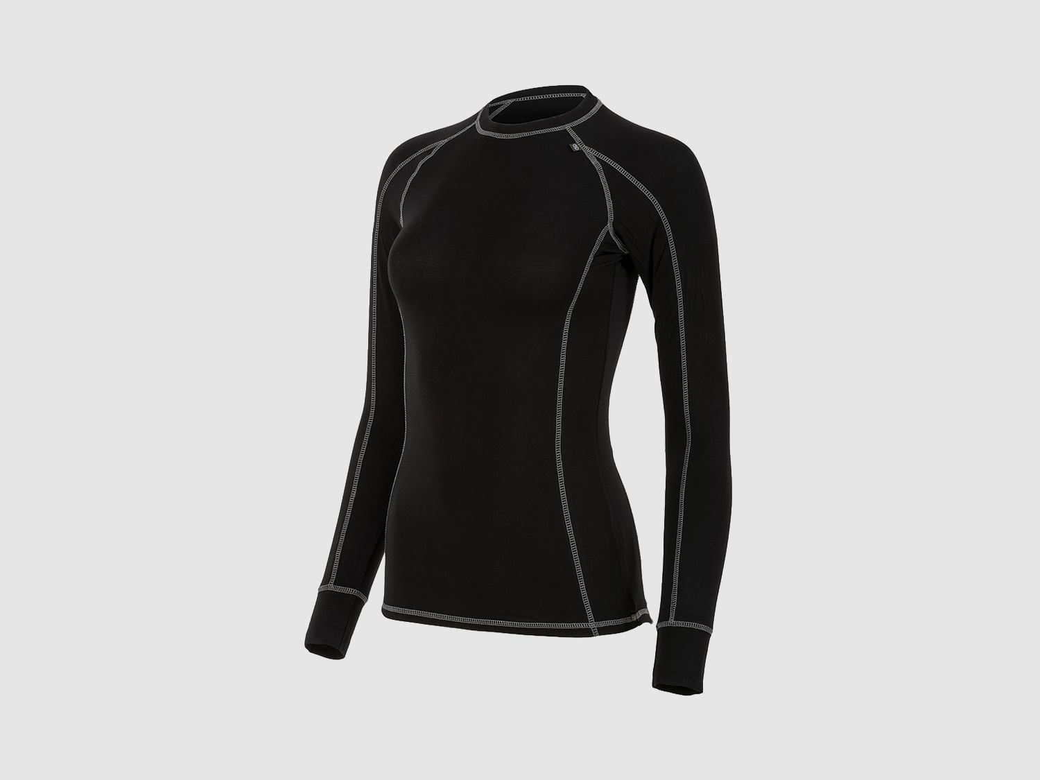Highlander Langarm Funktionsshirt Damen Bamboo Base Layer, billede 3 af 6
