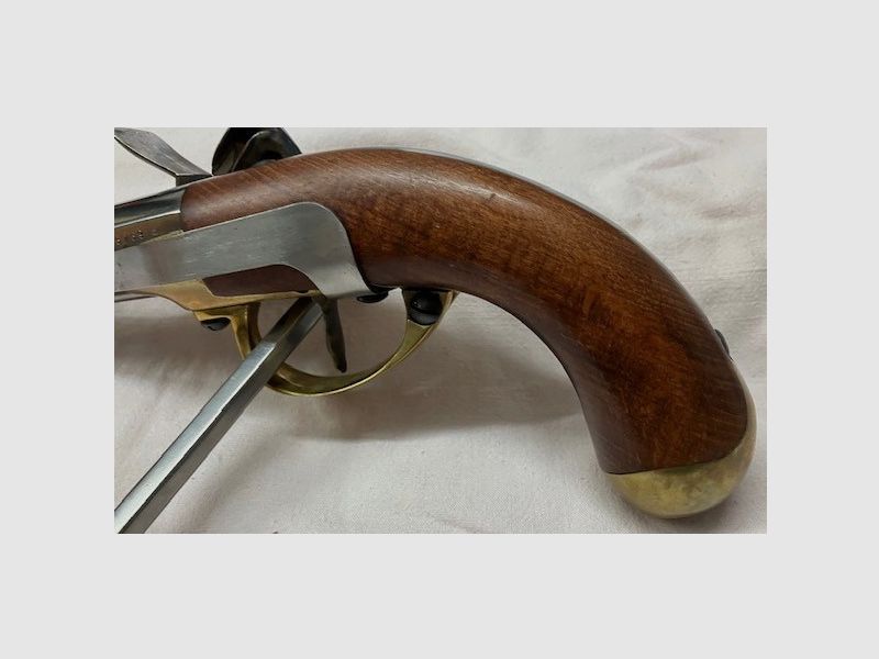 Charleville M 1777 flintlock pistol in caliber .69, unused condition