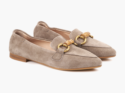 dirndl & bua Loafer Antikbock in Taupe