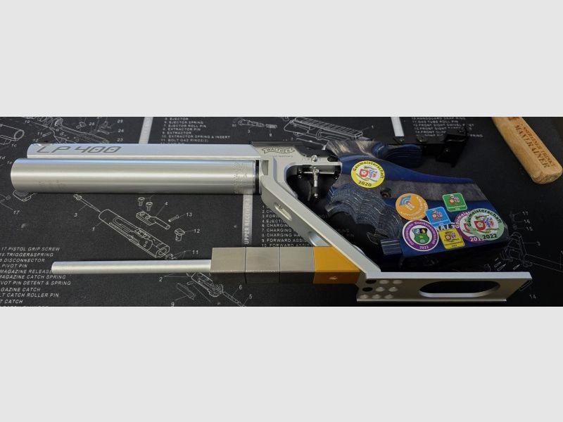 Luftpistole LP 400 Auflage