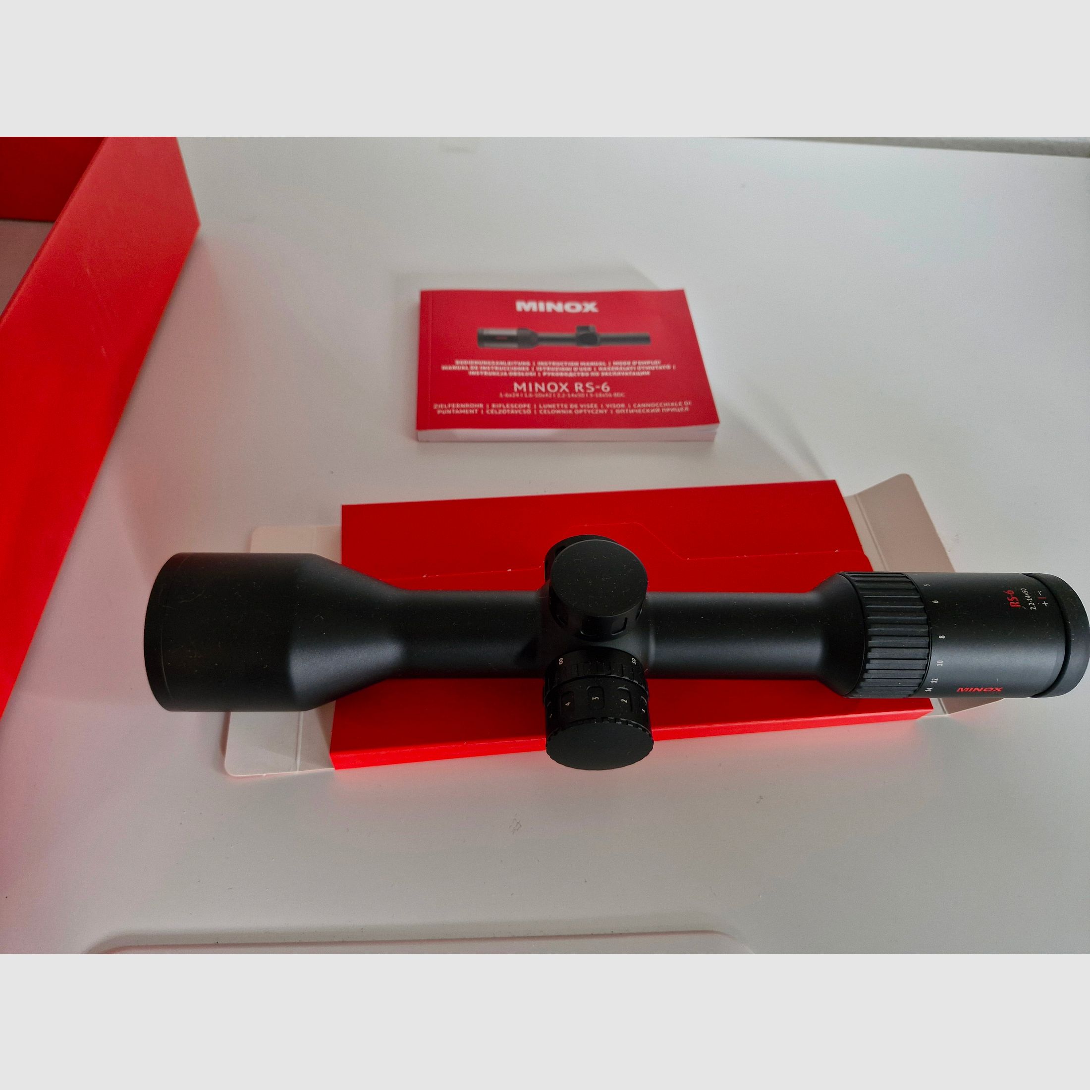 Neues Minox RS6 2,2-14x50 mit Zeiss-Schiene und Parallaxeausgleich