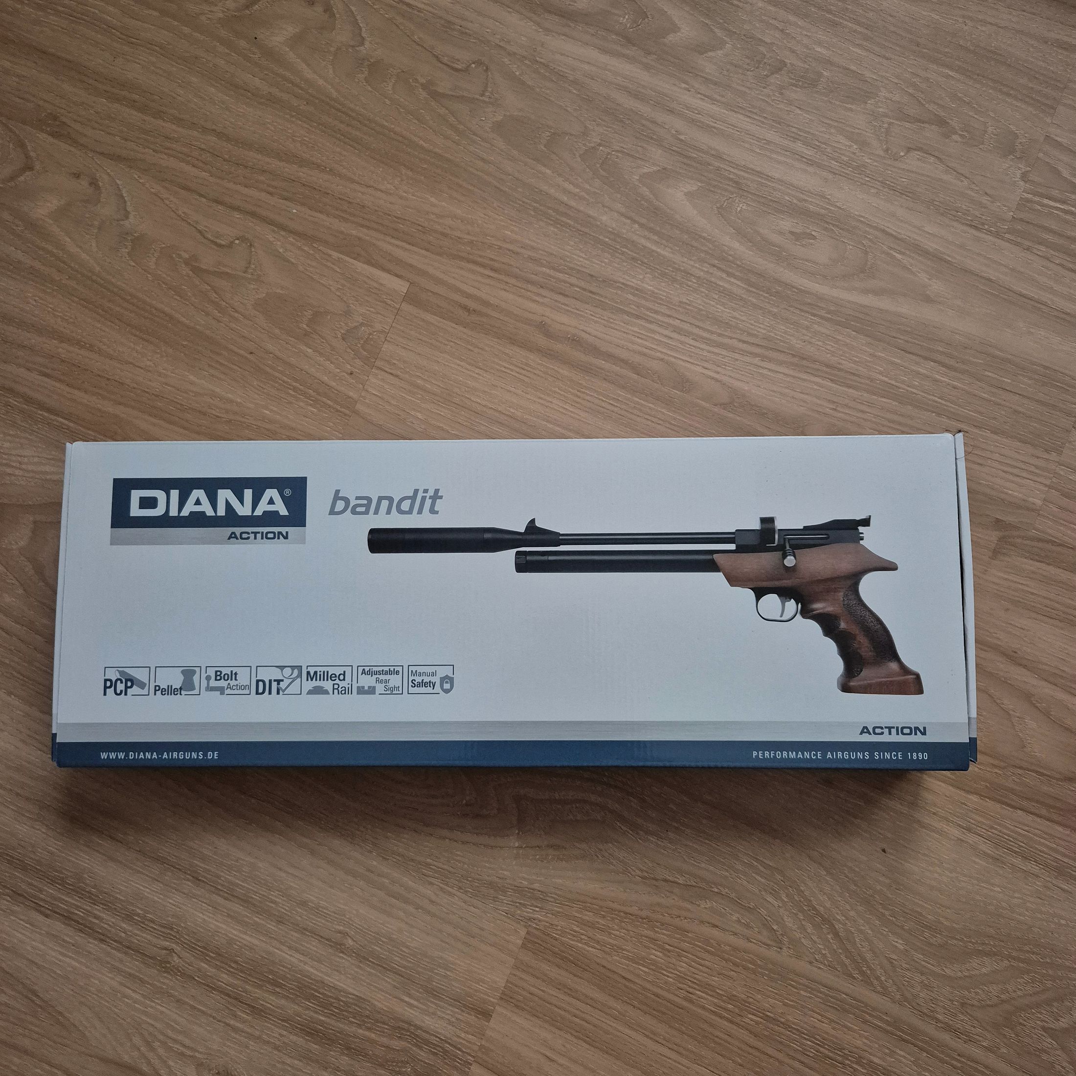 Diana Bandit Cal. 4,5mm Pressluftpistole – fast neu!