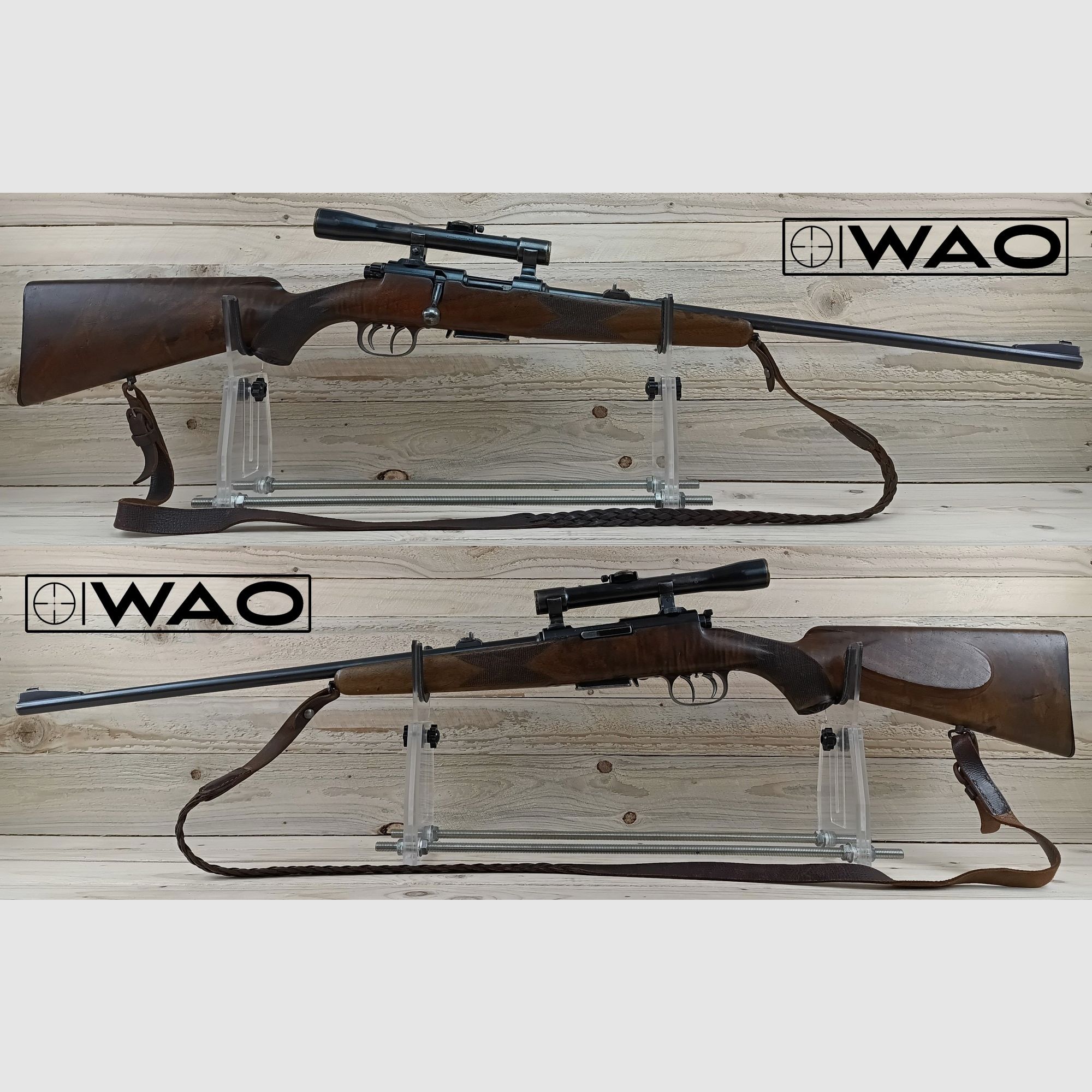 Repetierbüchse Ziegenhahn und Diem (Zi-Di-Büchse D.R.G.M), Kal. 5,6x35R, Vierling *mit ZF Kahles Mignon*