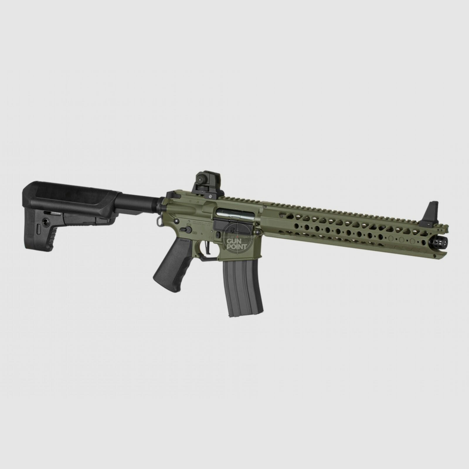 Softair - Gewehr - KRYTAC - War Sport LVOA-S S-AEG - ab 18, ber 0,5 Joule - Foliage Green
