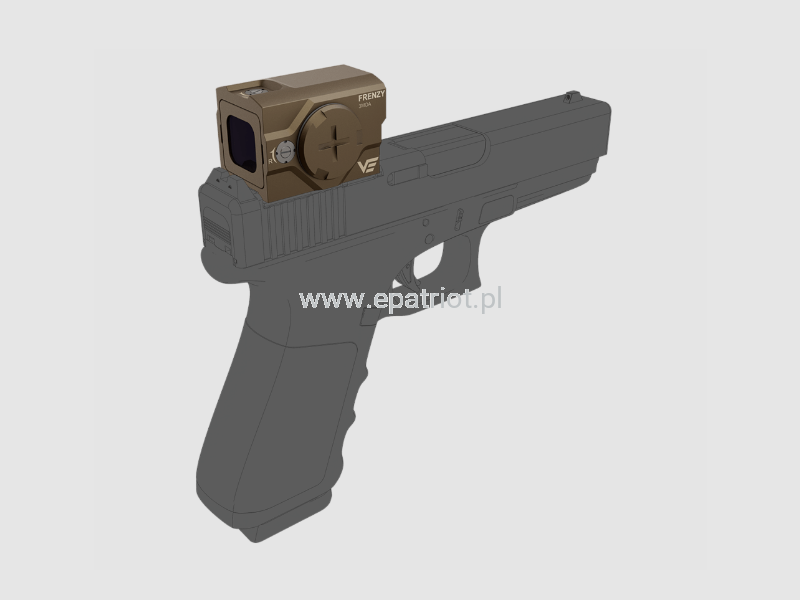 Vector Optics Red dot vizier Frenzy Plus 1x18x20 FDE, afbeelding 6 van 6