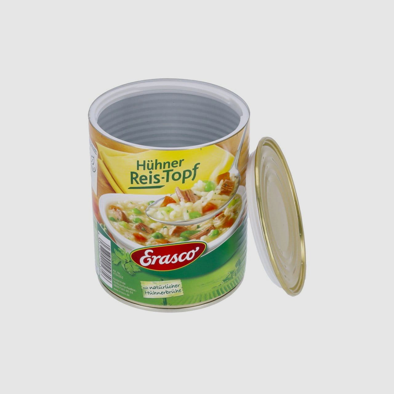 Plasticfantastic Dosensafe Erasco Hühner Reistopf