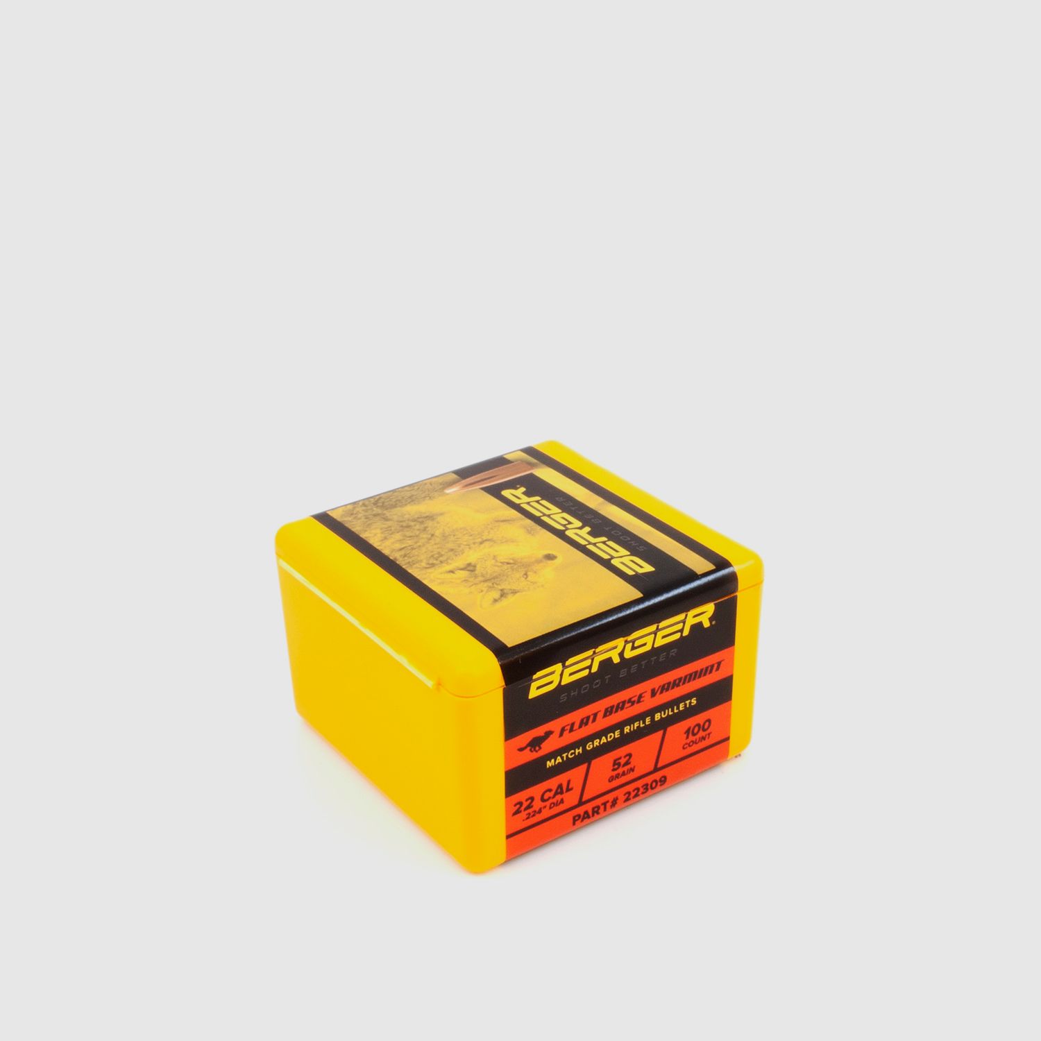 Berger Geschoss .22 FB Varmint 52GR 100 Stück