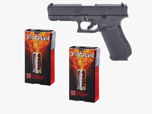 Feux d'artifice du Nouvel An Glock 17 Gen 5 Bundle de pistolets à blanc