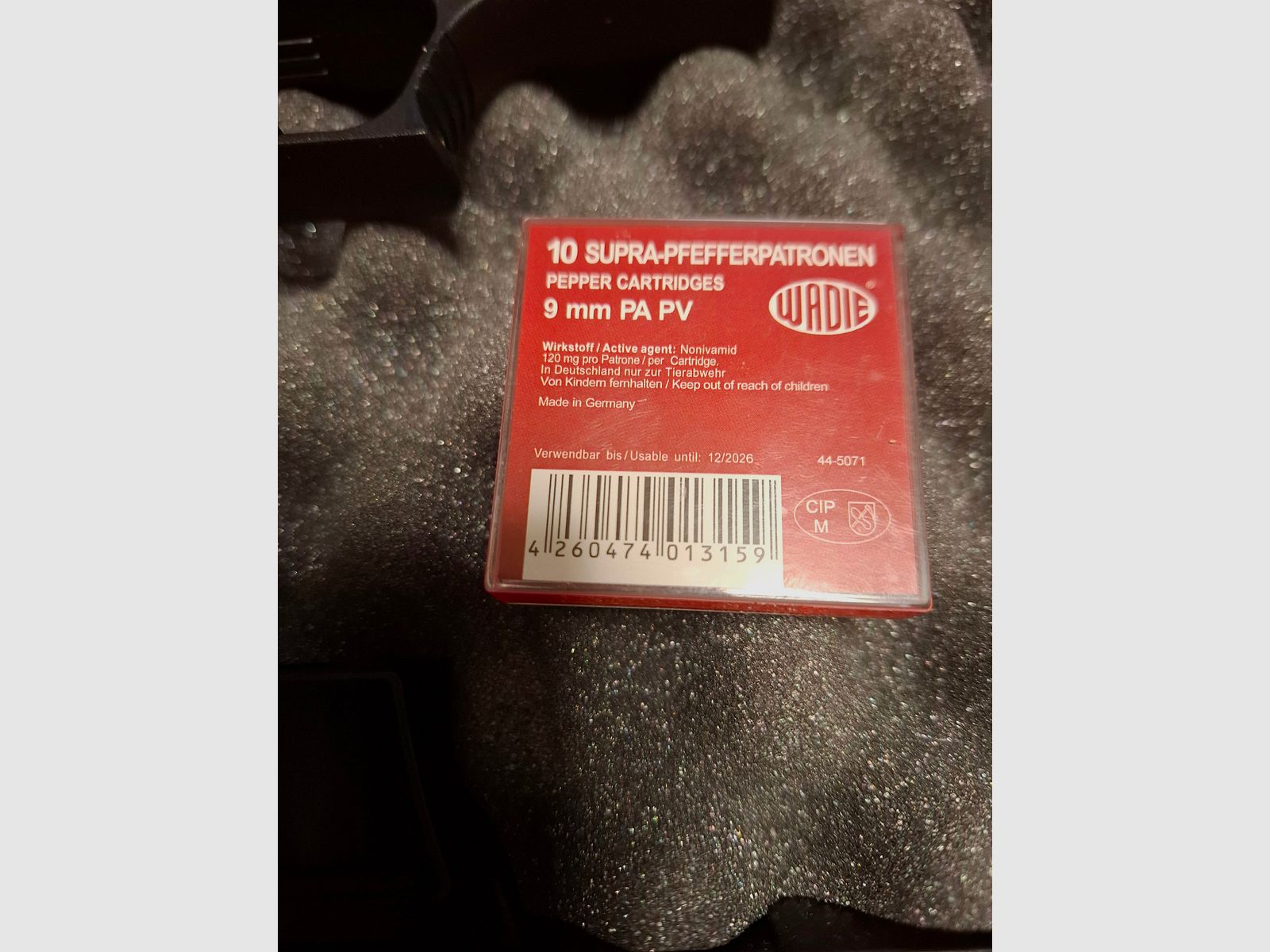 Walther P99 PTB 637 9mm P.A.K. plus pepper cartridges