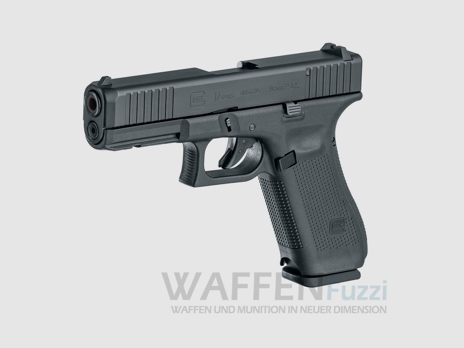 Glock 17 Gen5 Stahlverschluss Kaliber 9mm P.A.K. Schreckschusspistole