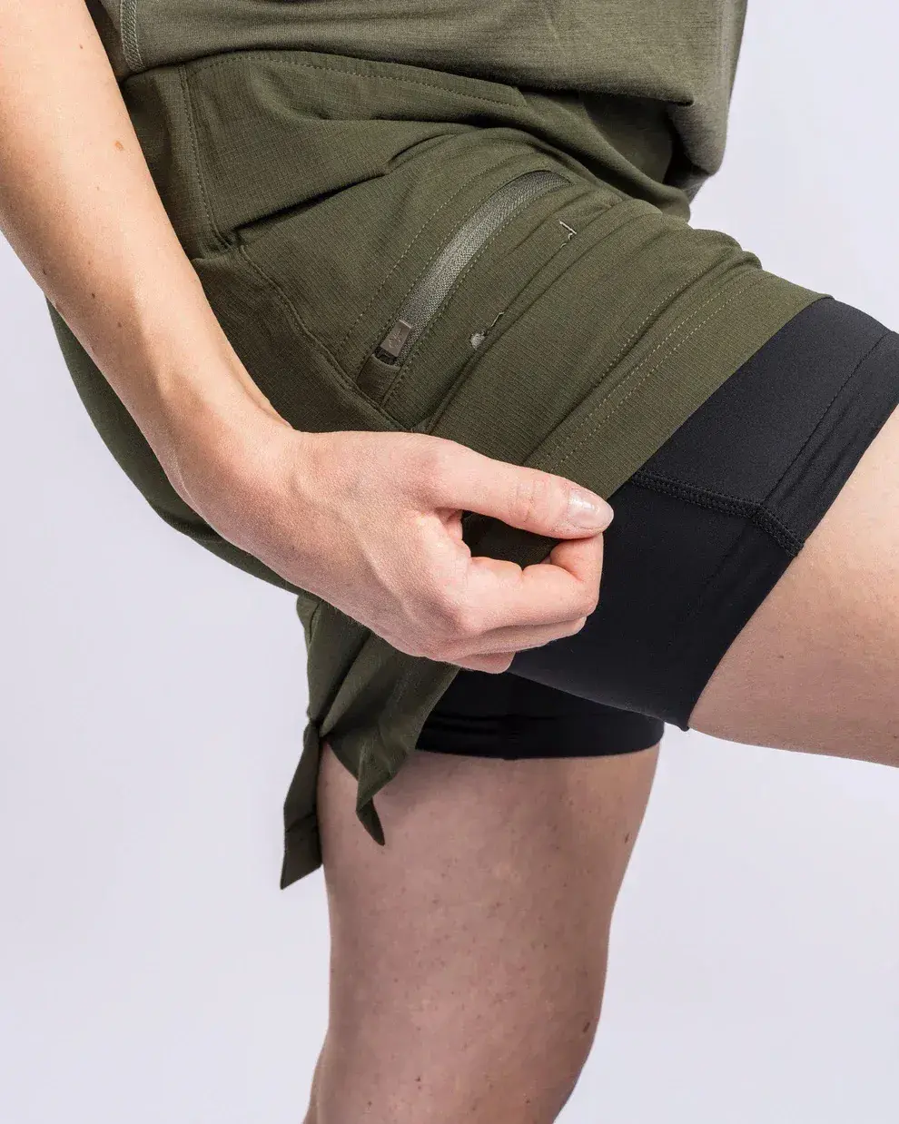 Pinewood Finnveden Damen Wander-Shorts Grün, Bild 4 von 6