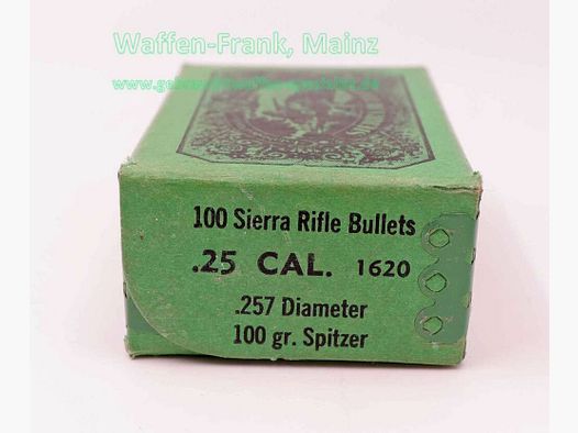 Sierra Bullets, Santa Fe Büchsengeschosse .25 (.257)