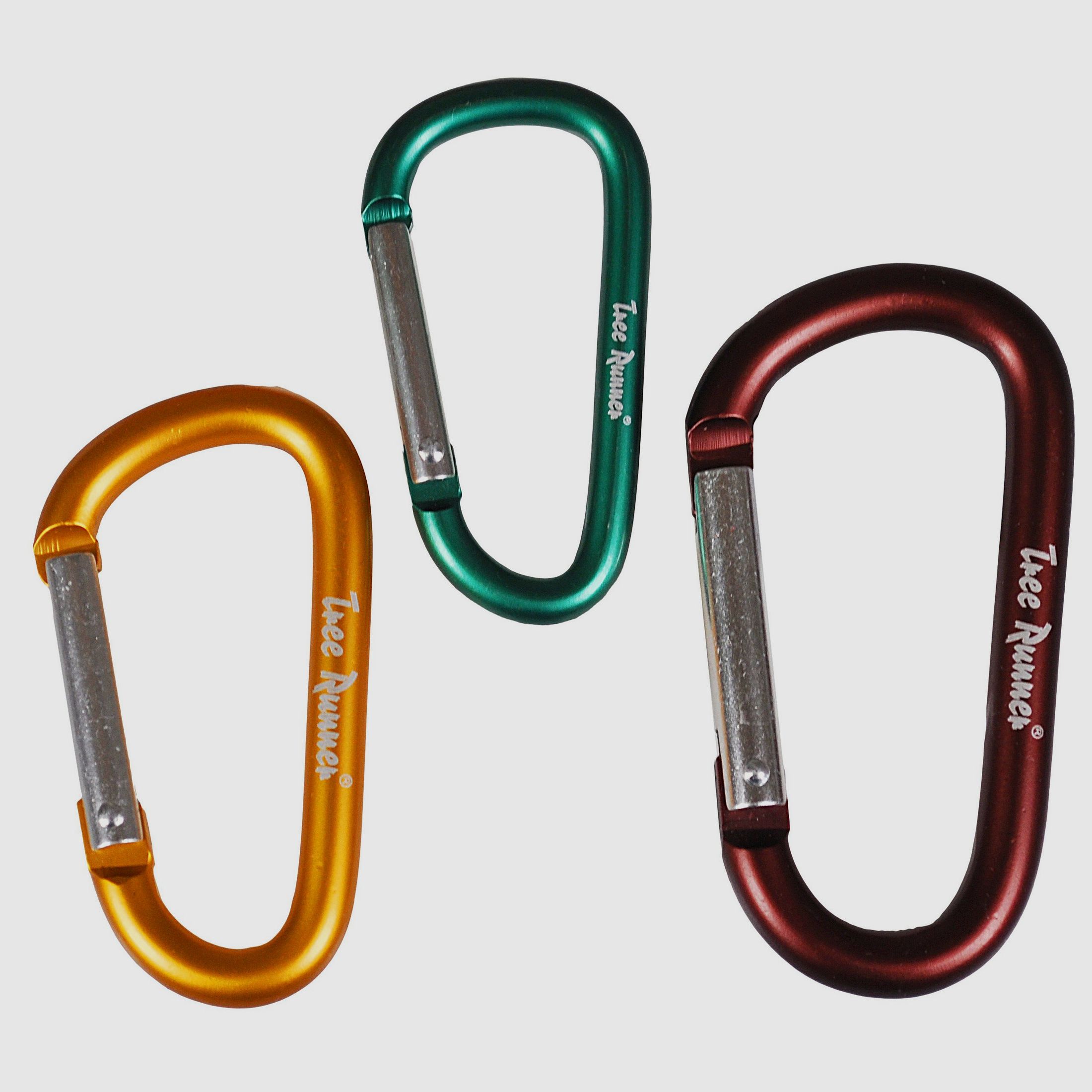 Tree Runner Material Carabiner TriColor, 3-piece set